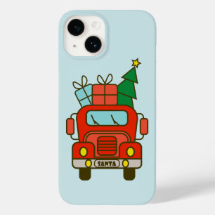 Santa truck front view Merry Christmas Case-Mate iPhone 14 Case