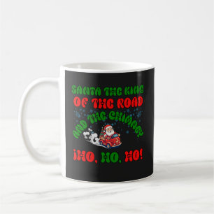 Santa Trucker Christmas Road King Holiday Festive  Coffee Mug