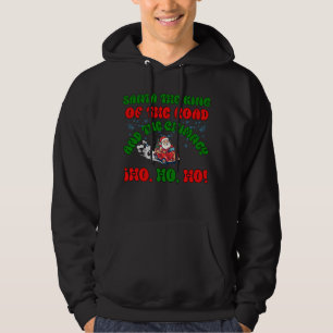 Santa Trucker Christmas Road King Holiday Festive  Hoodie