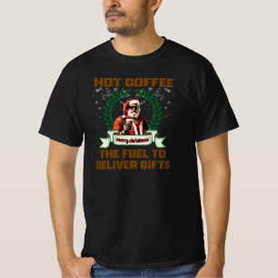 Santa Trucker Coffee Holiday Delivery Christmas Ro T-Shirt