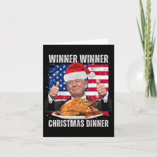 Santa Trump Christmas Humour Funny Trump Xmas  Card