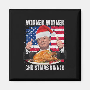 Santa Trump Christmas Humour Funny Trump Xmas Magnet