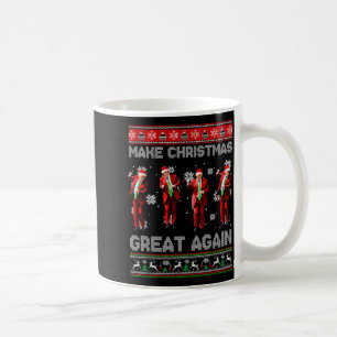 Santa Trump Dance Make Christmas Great Again Ugly Coffee Mug