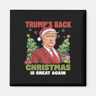 Santa Trump Dance Make Christmas Great Again Ugly  Magnet
