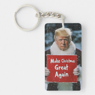 Santa Trump: “Make Christmas Great Again” Key Ring