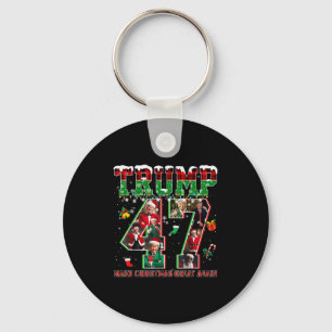 Santa Trump Make Christmas Great Again Ugly Xmas P Key Ring