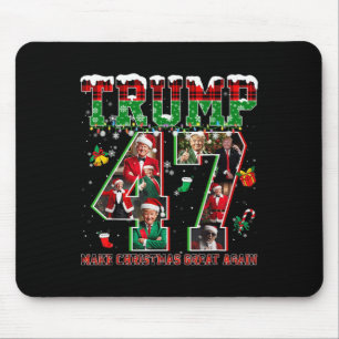 Santa Trump Make Christmas Great Again Ugly Xmas P Mouse Pad