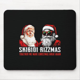 Santa Trump Skibidi Rizzmas Make Christmas Great A Mouse Pad