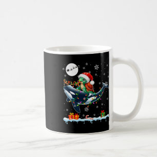 Santa Turtle Riding Orca Reindeer Christmas Sea An Coffee Mug
