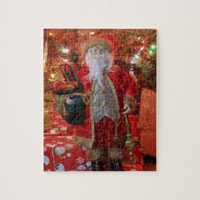 Santa under a Christmas tree Jigsaw Puzzle (Vertical)