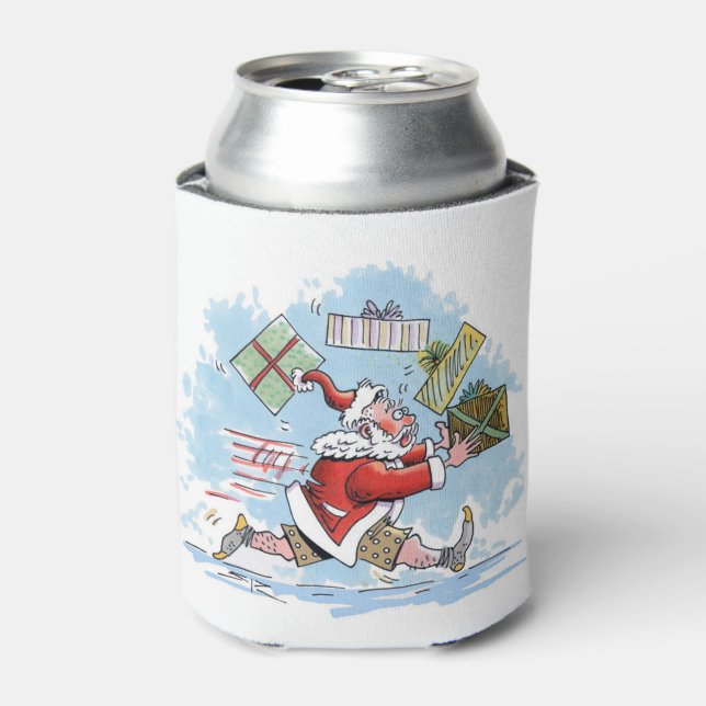 Santa Unprepared can cooler (Can Front)