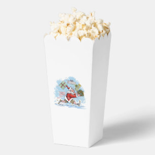 Santa Unprepared popcorn boxes