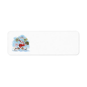 Santa Unprepared return address labels