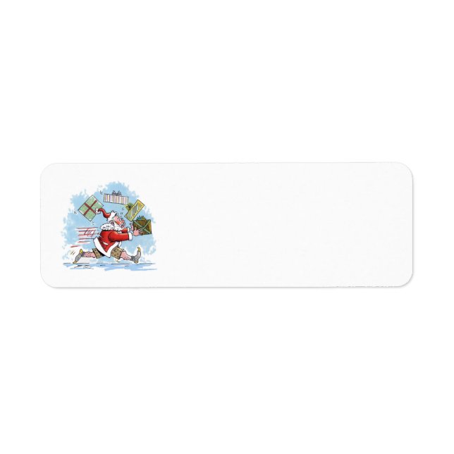 Santa Unprepared return address labels (Front)