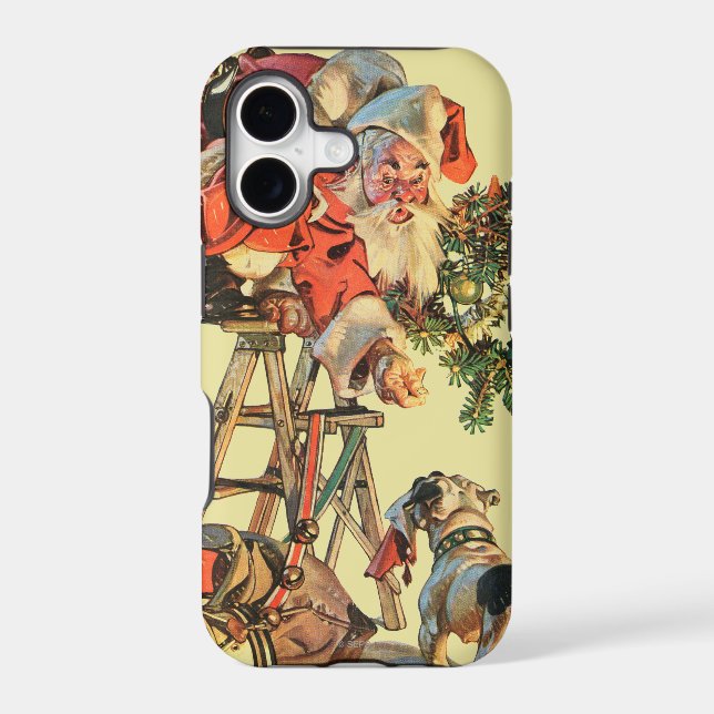 Santa Up a Ladder (Back)