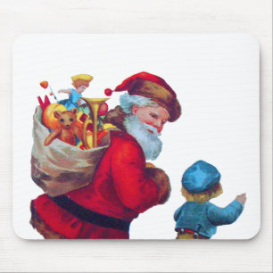 SANTA VINTAGE 2 MOUSE PAD