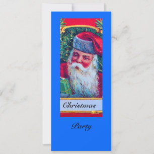 SANTA VINTAGE CHRISTMAS PARTY 1 INVITATION