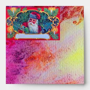SANTA VINTAGE CHRISTMAS PARTY ENVELOPE