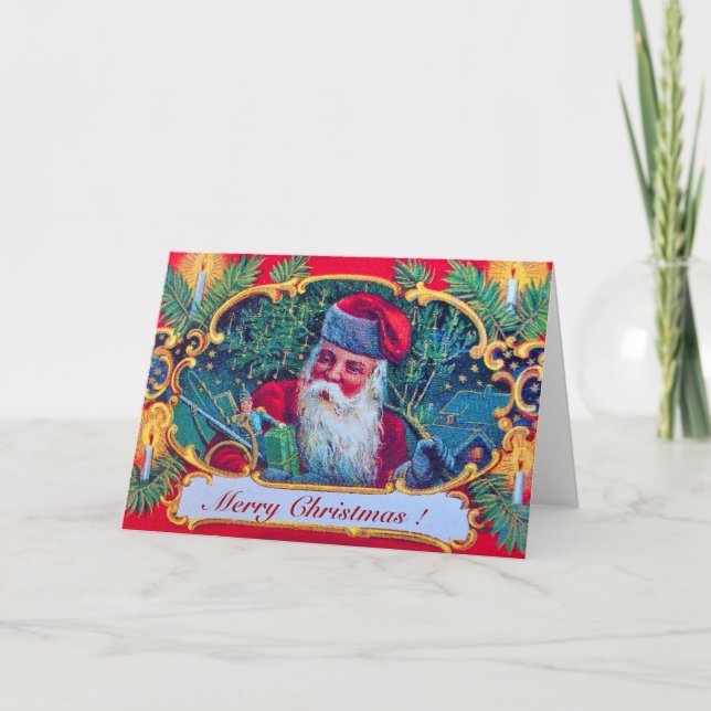 SANTA VINTAGE HOLIDAY CARD (Front)