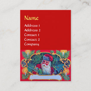 SANTA VINTAGE red Business Card
