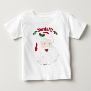 Santa!! Vintage Style Christmas Santa Baby T-Shirt