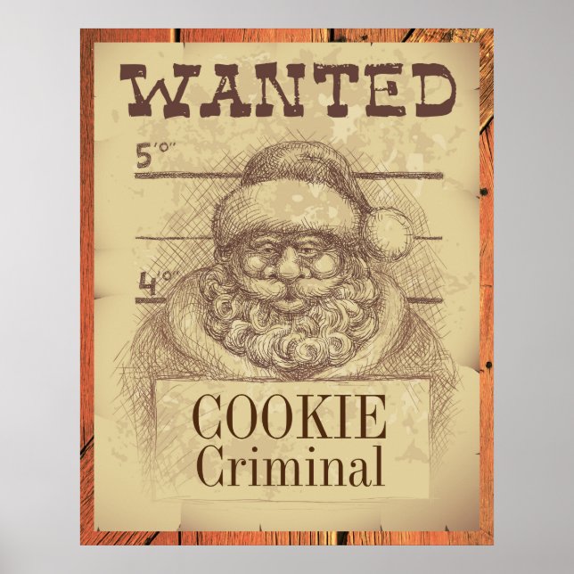 Santa Wanted Poster (Front)