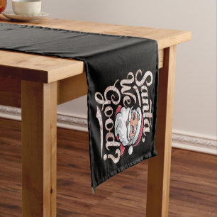 Santa We Good? Kids Christmas Funny Xmas Short Table Runner