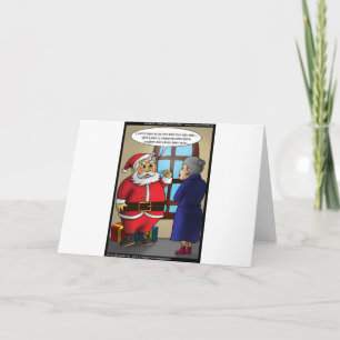 Santa & Wiki Leaks Funny Gifts Tees & Cards