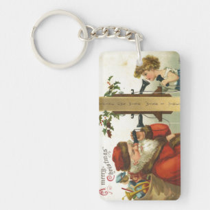 Santa Wish I Thee Key Ring