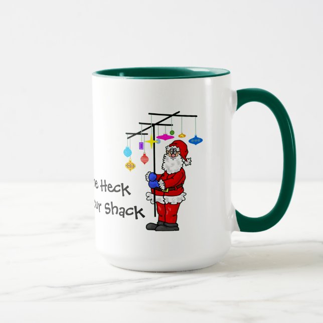 Santa with Decorated Antenna Mug (Right)