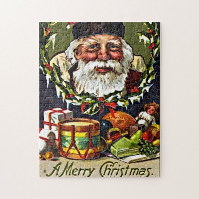 Santa  with gifts for Christmas Jigsaw Puzzle (Vertical)