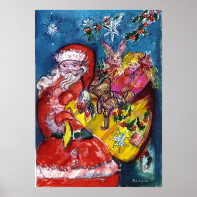 SANTA WITH GIFTS POSTER (Front)