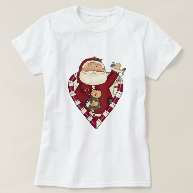 Santa With Ragdoll Tshirts and Gifts (Design Front)