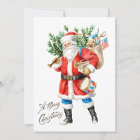 Santa with Toys and Drum