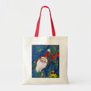 SANTA WITH TOYS Christmas Night Tote Bag