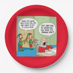 Santa Workshop Operation Paper Plate