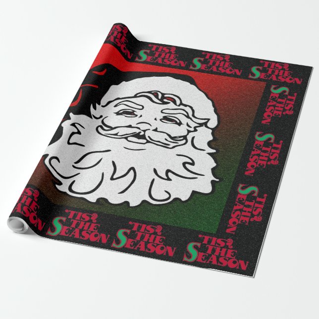 Santa - wrapping paper (Unrolled)