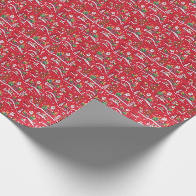 Santa Wrapping Paper (Corner)