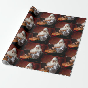 Santa  wrapping paper