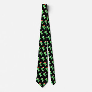 Santa Xmas Christmas Dinosaur Dino tie
