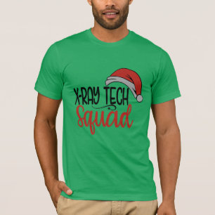 Santa xray tech squad christmas design funny T-Shirt