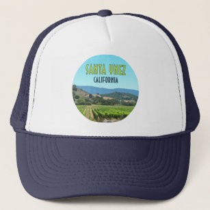 Santa Ynez California Vineyard Vintage Trucker Hat