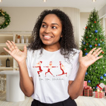 Santa Yoga Tee | Christmas T-Shirt
