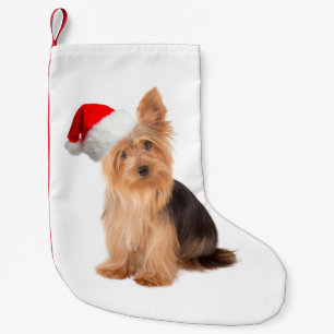 Santa Yorkie Christmas Stocking