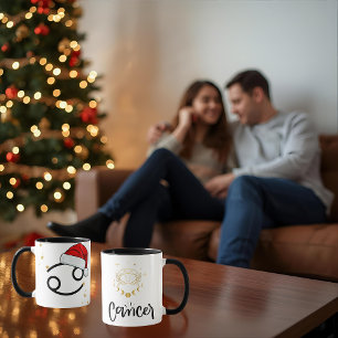 Santa Zodiac Cancer Mug