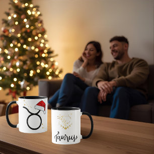 Santa Zodiac Taurus  Mug