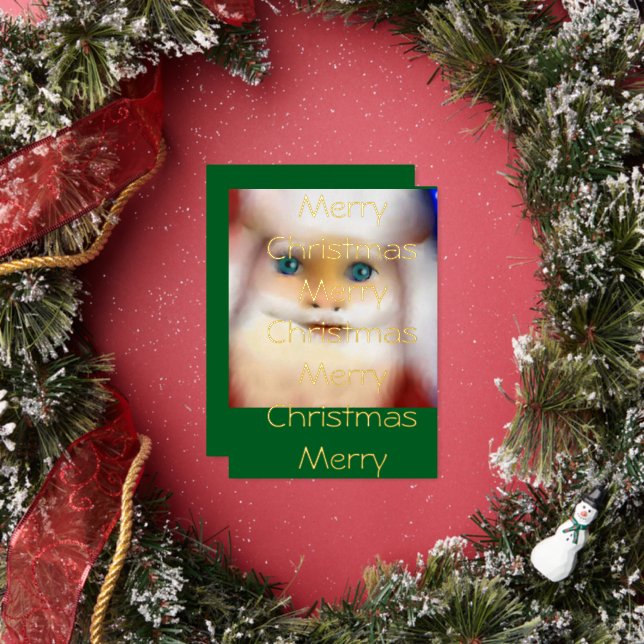 SantaClause series Foil Holiday Card (Insitu)
