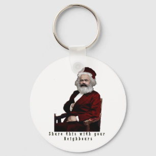 SantaKarl MarXmas Key Ring