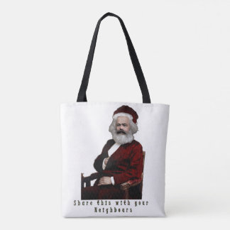SantaKarl MarXmas Tote Bag