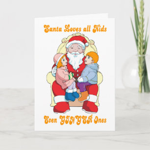 santalovesginger holiday card